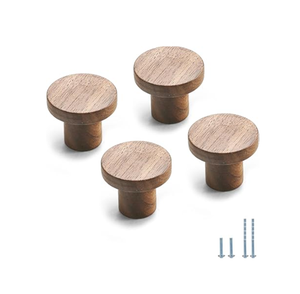 Boutons de tiroir de meubles d'armoire en bois Poignées de traction de bouton en bois de plage uniques pour une utilisation en cuisine par UF INTERNATION - Product Image 2
