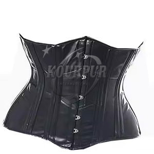 Directo de Pakistán proveedor Original mujer 100% busto de cuero corsé moldeadores con cordones en la espalda Sistema de cordones bloques diseño de impresión - Product Image 5