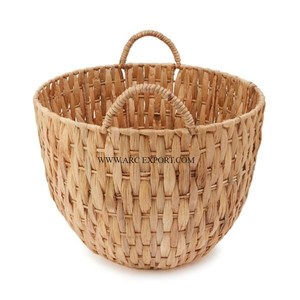 Hand Woven Rattan Storage Home Kitchen <b>Basket</b> <b>Flower</b> Easter Fruit Storage Wedding Decoration Wicker <b>Basket</b> At Competitive Price - Product Image 5