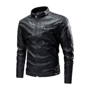 Genuine Leather Hooded Jacket for Men Women with <b>Faux</b> <b>Fur</b> <b>Trim</b> Cotton Liner Breathable Windproof Winter Classy Vintage Design - Product Image 3