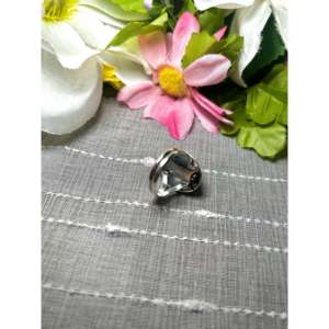 Anillo de Plata de Ley y Turquesa Natural de la Montaña Sonora, Hecho por Artesanos Navajo, Talla 9.75, Engaste de Bisel, Regalo - Product Image 4