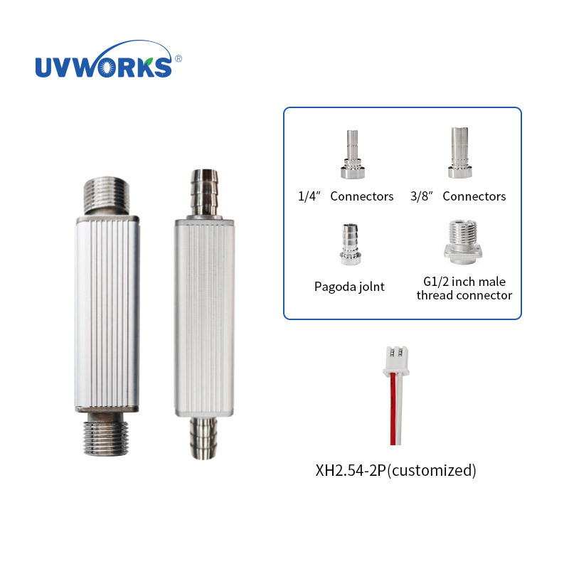 UVWORKS 3LPM UV LED Water Purifier 255/265/275nm UVC LEDs RO Water Purifier Systems IP54 Rated 1-Year Warranty DC 12V/24V