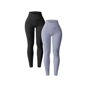 Pantalon de yoga athlétique ODM Gym Fitness Workout Legging Fabricant - Product Image 4