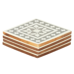 Posavasos de costura, posavasos de té de madera ambiental creativo, bandeja individual, accesorios de cocina, portavasos para sofá, utensilios de cocina - Product Image 4