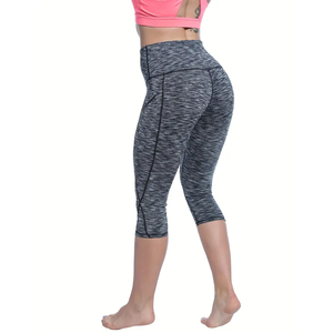 Mallas de entrenamiento deportivo con logotipo personalizado de alta calidad 2024, mallas de Yoga sin costuras para gimnasio ligeras de nuevo diseño para mujer, Fitness - Product Image 3