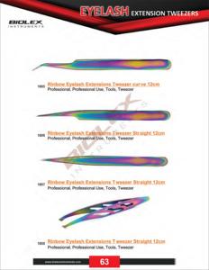 Pinzas para pestañas postizas, aplicadores de diferentes colores para maquillaje, herramientas y pestañas postizas - Product Image 3