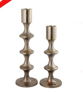 Candelabro de aluminio con acabado dorado, diseño de caballo, para hotel, restaurante y bar - Product Image 5