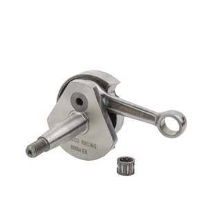 Vilebrequin de remplacement Pinasco en acier allié italien de nouvelle génération pour moto de tourisme, avec roulement, course de 43 mm et conicité de 20 mm - Product Image 1