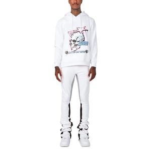 Ensemble de survêtement à capuche pour homme, coupe classique, avec logo personnalisé, 100% coton, polaire technique, jogging d'hiver - Product Image 1