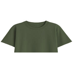 Camiseta Larga de Manga Media con Cuello Redondo para Mujer, Talla Grande, 100% Algodón Orgánico, Transpirable y Ecológica, Color Gris Casual - Product Image 2