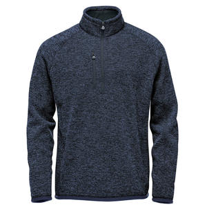 Sweat-shirt à demi-zip de haute qualité pour homme, mode, broderie, pull en tricot, sweat-shirt décontracté en polaire technique pour homme - Product Image 4