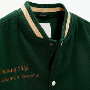 Chaquetas de invierno Letterman Chaquetas de bombardero para exteriores para hombres a precios al por mayor (2024) Streetwear Chaqueta de béisbol para hombres - Product Image 5