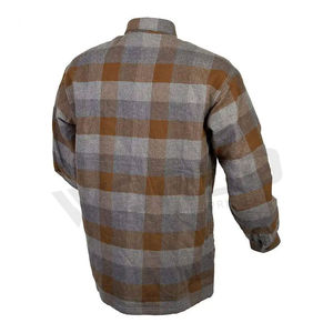 Meilleure flanelle de protection moto chemise d'équitation Protection principale protecteurs réglables 5 points armure respirant fil teint hiver - Product Image 3