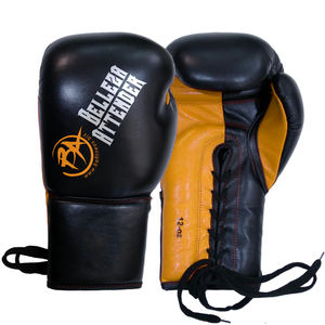 Guantes de boxeo para gimnasio con cordones de Venta caliente con logotipo personalizado para ejercicio - Product Image 6