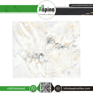 Carrelages de sol modernes émaillés semi-porcelaine or noisette fin de qualité supérieure 600x1200mm anti-dérapant sculpture ACCENTS chambre - Product Image 2