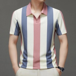 Golf de algodón piqué de manga larga para hombres de alta calidad para Polos Ropa de trabajo informal de negocios con logotipo bordado - Product Image 3