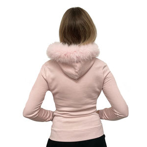 Haute qualité street fashion 100% coton tech polaire à capuche en détresse fourrure zip up joggers à capuche pulls imprimés lavés à capuche - Product Image 4