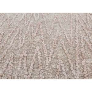 Modo Ivory Hand Tufted Wool <b>Rugs</b> 10mm Thick Rectangular Aubusson Design for Home Living Room Abstract Pattern Model Ptwl-268 - Product Image 3