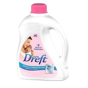 Détergent Original Dreft Stage 1 et 2 pour nouveau-nés - Détergent liquide parfumé jetable pour le linge de bébé - Product Image 4