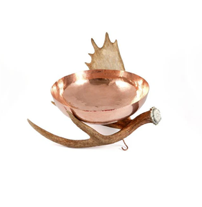 Vente en gros 2024 bol en métal support en bois de cerf décor de table de mariage fruits dessert fruits secs bols de service maison cuisine table à manger - Product Image 1