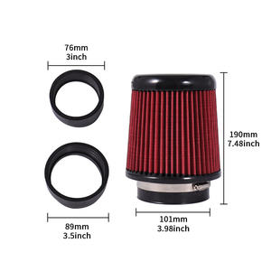 可清洗通用空气过滤器Filtro De Aire Alto Flujo Deportivo <span class=keywords><strong>3</strong></span> <span class=keywords><strong>3</strong></span>,5 4汽车配件高流量性能 - Product Image 2