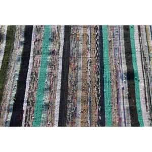 พรมขนแกะสีเบจสไตล์วินเทจทำด้วยมือขนาด2,9X16ฟุตผืนใหญ่งานเย็บปะแบบชนบทดีไซน์แบบแอบสแตรกสี่เหลี่ยมผืนผ้าสำหรับห้องวัยรุ่น - Product Image 5