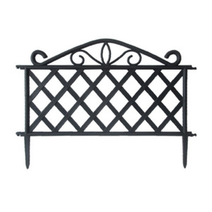 Steccato in ABS 47,5x36h Nero - Product Image 1