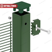 Directo de fábrica Anti-Climb Anti-Break 358 Valla de malla de alambre soldada