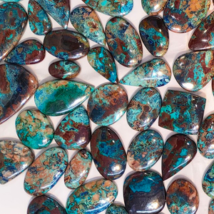 Est rrade ryhrysocolla hathattuckite aboabochon Holot de ryhrysocolla ememstone Fo Jewelry - Product Image 5