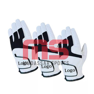 Guantes de golf de Palma texturizados con tela de control de humedad de diseño flexible y opción de logotipo personalizado para uso deportivo al aire libre - Product Image 4