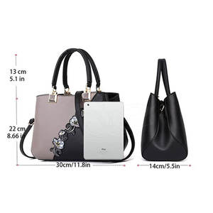 Bolso de Hombro de Cuero Genuino de Estilo Casual, con Tres Correas, Impermeable, de Alta Calidad, Duradero, Ligero, con Cierre de Cremallera - Product Image 4