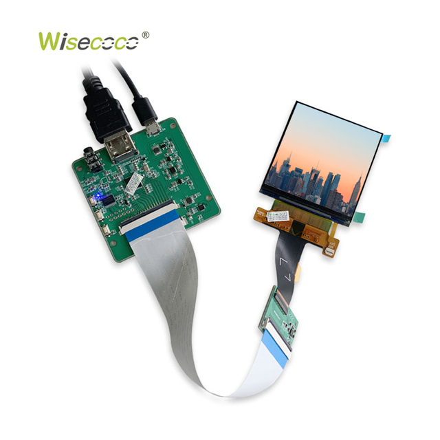 2.9 Inch 2160*2160 High Resolution Square LCD MIPI Interface 51 Pins FPC LCD Modules for VR/head Mounted Display