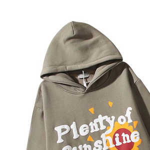 เสื้อมีฮู้ดผ้าฝ้าย100% โอเวอร์ไซส์ชายเสื้อแบบสวมหัวปักลายดิจิทัล - Product Image 4