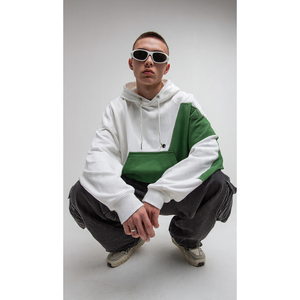 Acid <b>Wash</b> Baggy Zipper Hoodie <b>Men</b> 500 GSM Fleece Hooded Top <b>Mens</b> Winter Wear Vintage Washed Hoodies <b>Men's</b> - Product Image 5