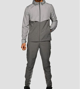 Personalizado de los hombres 100% poliéster verano Jogging desgaste transpirable cortavientos chándal Casual a prueba de viento impermeable Nylon impreso - Product Image 1