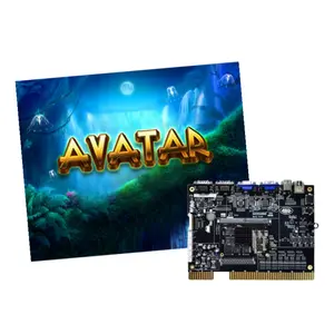 Avatar layar sentuh vertikal atau ganda untuk permainan yang dioperasikan dengan koin papan permainan Video permainan Bar mesin permainan yang menyala