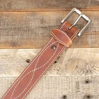 Ceinture réversible en cuir de vachette sur mesure pour hommes avec boucle à ardillon en alliage |   Ceinture de fête durable et élégante à motif écossais de qualité supérieure