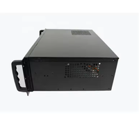 Châssis de serveur 3U ATX Rackmount avec alimentation électrique et ventilateur Boîtier de centre de données en plastique court et profond Design élégant