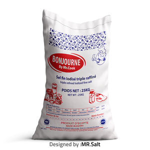 BONJOURNE Premium 25kg Triple Refined Egyptian Sea Salt White Table Salt <b>Powder</b> <b>Food</b> Grade Iodine Optional Bulk Supplier Bag - Product Image 1