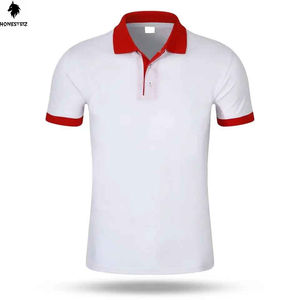 Spandex de poliéster pesado de alta calidad personalizado para hombre para polos de algodón en blanco ropa de calle camiseta patrón sólido OEM Servi - Product Image 2