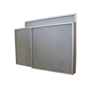 Good Quality G2 G3 G4 Washable Aluminum Mesh Pre Panel Air Filter Pleated Synthetic Fiber Pleated Filter for Ventilation System