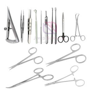 Stainless Steel Manual Tracheostomy Surgical Instrument Set Complete Surgical <b>Kit</b> for Tracheostomy Procedures <b>Medical</b> Use CE - Product Image 1