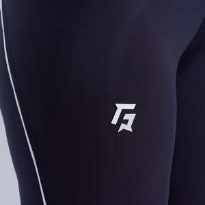 Leggings Navy Rev up taille haute, décontractés, extensibles, pour yoga, avec effet ventre plat, sans coutures, en Spandex/Nylon doux, taille XL - Product Image 5