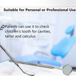 Espejo Bucal Dental de Alta Calidad, Acero Inoxidable, Herramienta de Examen Oral para Dentistas - Product Image 4