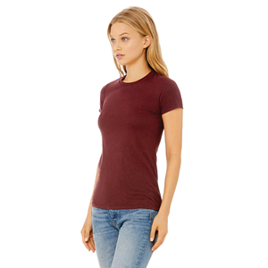 Womens T Shirt Custom Fashion <b>Top</b> Casual Streetwear Trendy Tee OEM Bulk Wholesale Plain Summer High Quality Clothing - Product Image 3