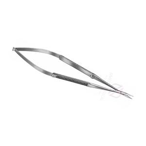 Tijeras Manuales de Acero Inoxidable para Microcirugía Ocular |   Instrumento Quirúrgico de Precisión con Hoja Recta y Mango Impreso, Certificado CE - Product Image 6