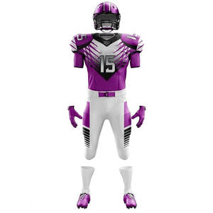 Ropa deportiva de equipo profesional Uniformes de fútbol americano Precio al por mayor Uniforme de entrenamiento Ropa deportiva de equipo personalizada - Product Image 3