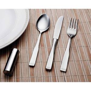 Salle à manger moderne, Logo personnalisé, poignée en métal ovale épais, mariage Royal, couverts de luxe élégants en acier inoxydable - Product Image 6