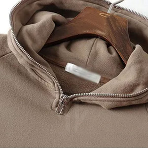 เสื้อฮู้ดผู้ชายลายพื้นเสื้อมีฮู้ดสำหรับฤดูหนาว - Product Image 4