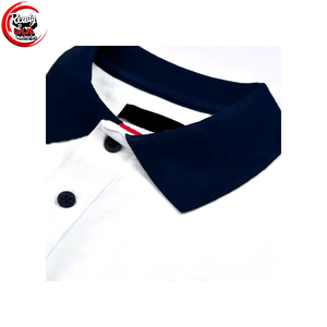 Chemises polo Slim Fit personnalisées pour hommes Chemise de golf 100% coton avec tissu tendance à motif solide Marque privée Toile premium - Product Image 5